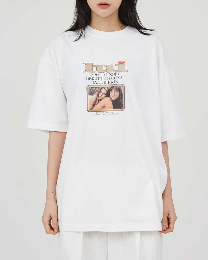 Lui 프린팅 티셔츠